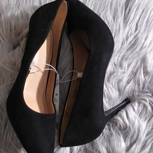 Women's Gemma Pointed Toe Pumps - A New Day Black - Picture 6 of 6